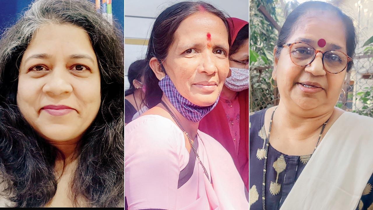 Dr Kalpana Apte, Trupti Pathare and Sneha Sawant
