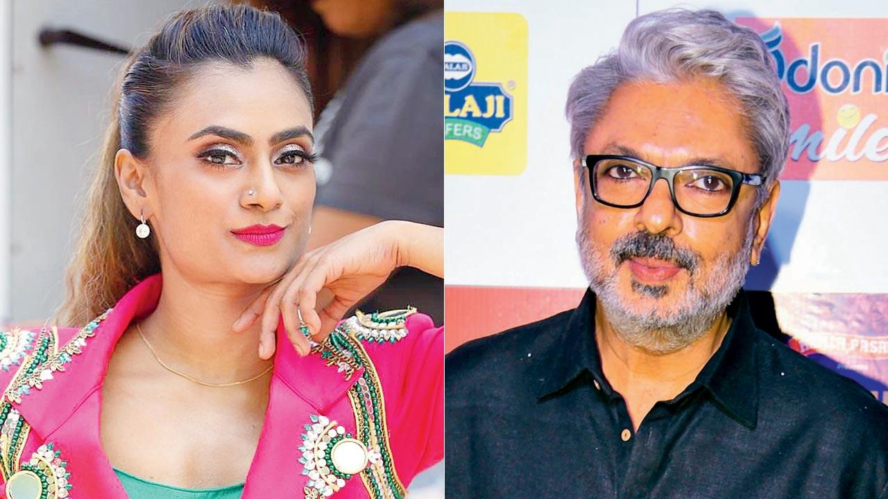 Kruti; (right)  Bhansali