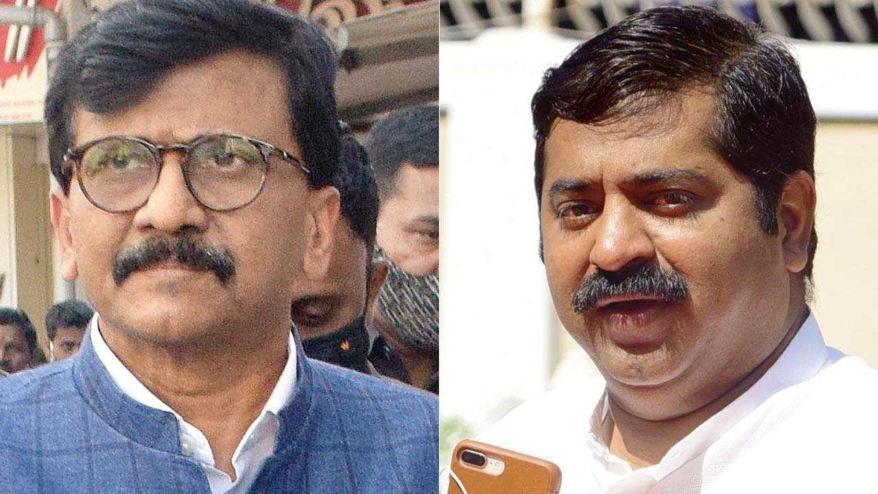 Sanjay Raut, Shiv Sena chief spokesperson and Ram Kadam, BJP MLA