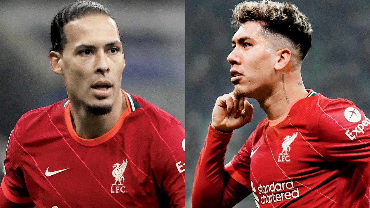 Virgil van Dijk and Roberto Firmino