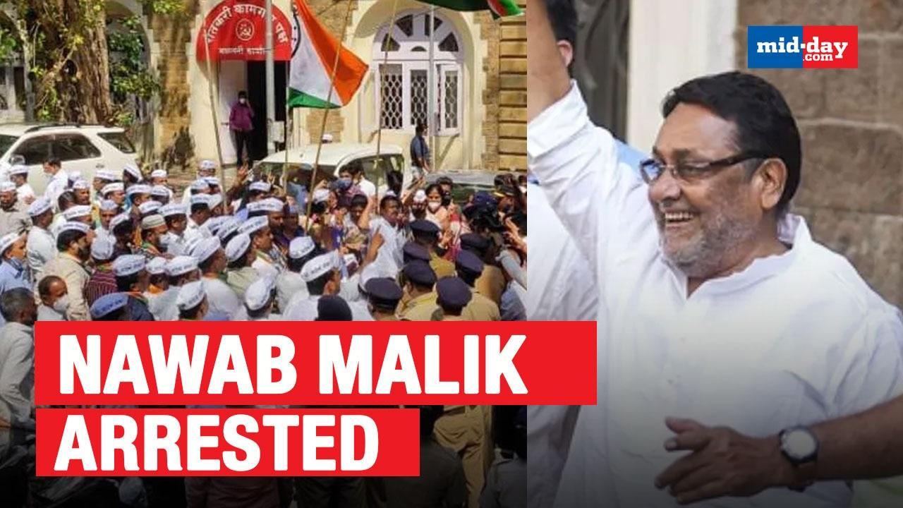 ED Arrests Maharashtra Cabinet Minister Nawab Malik In Money Laundering Case