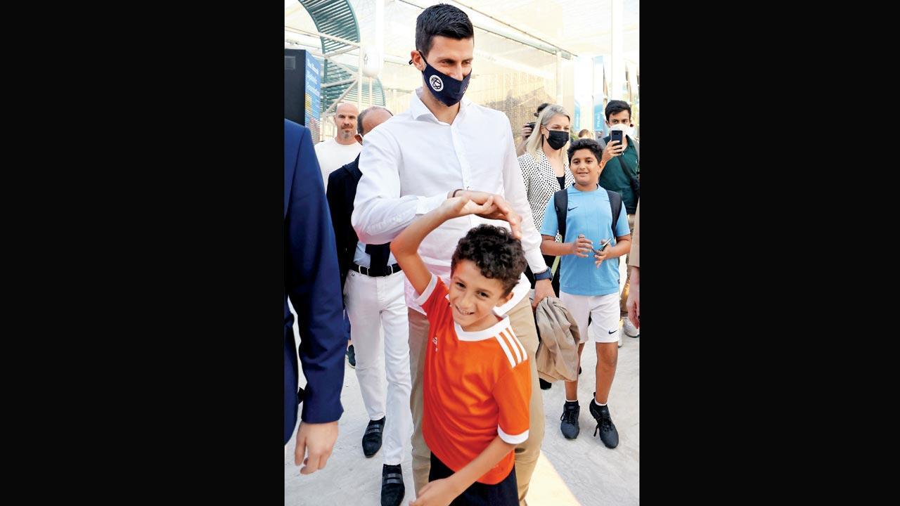Djokovic receives warm welcome in Dubai