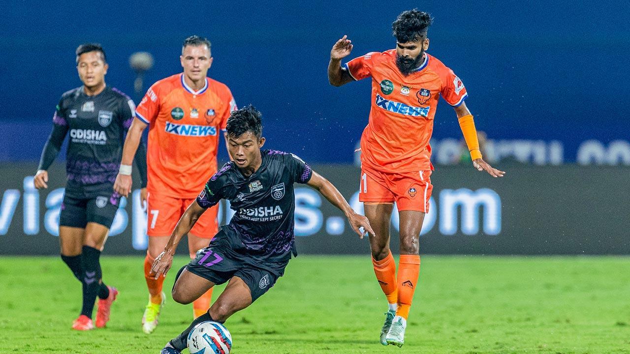 ISL: FC Goa score in time for draw v Odisha