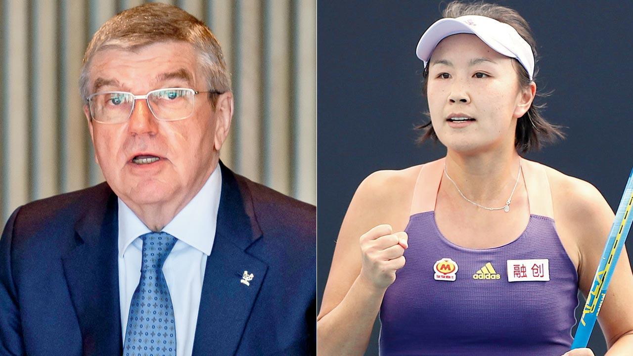 We continue to care for Shuai: IOC chief Bach