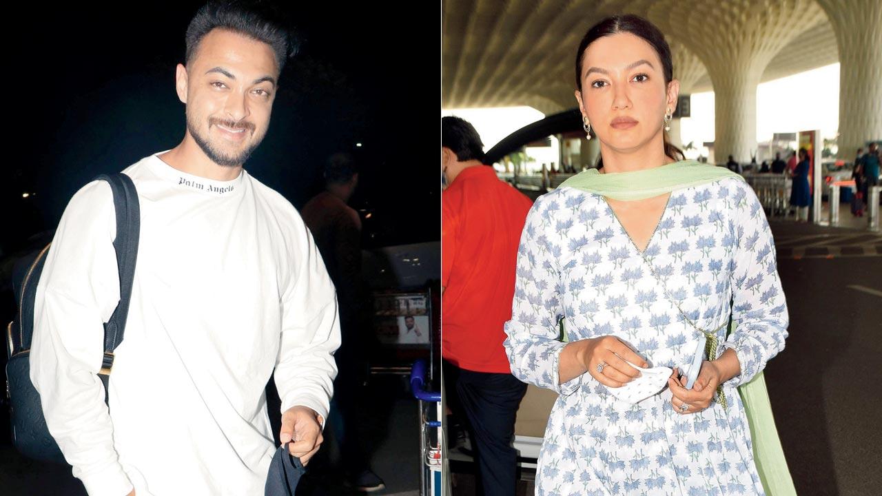 Aayush Sharma and Gauahar Khan