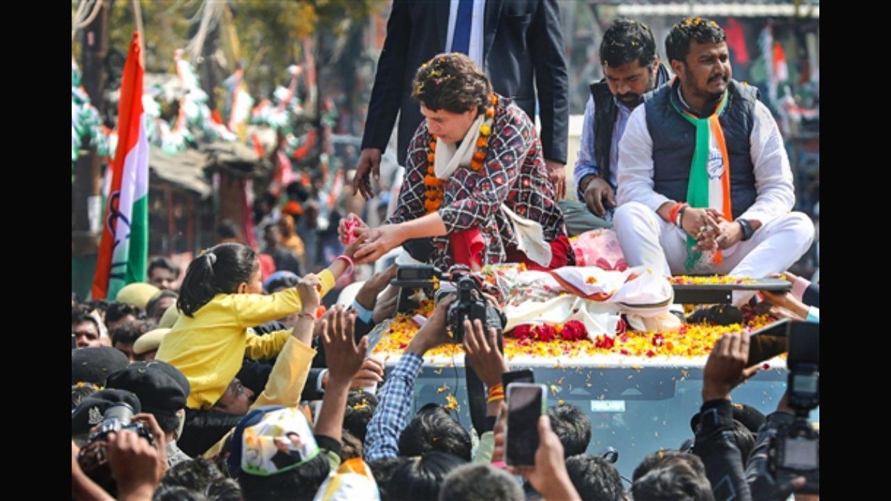 Priyanka Gandhi. Pic/PTI