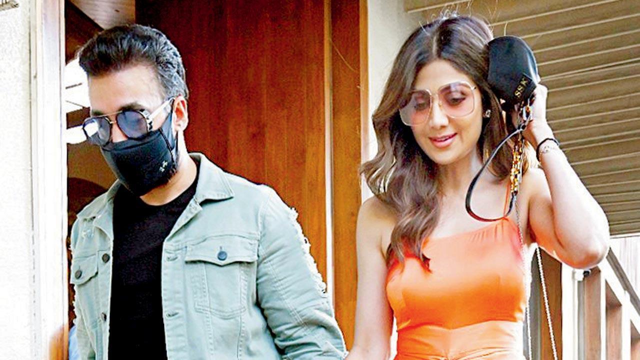Have you heard? Shilpa Shetty caught on the wrong foot