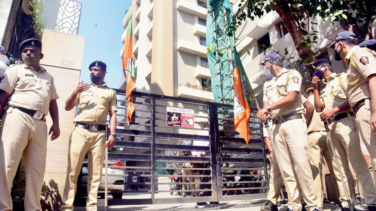 BMC inspects Narayan Rane’s Juhu bungalow, but officials stay mum