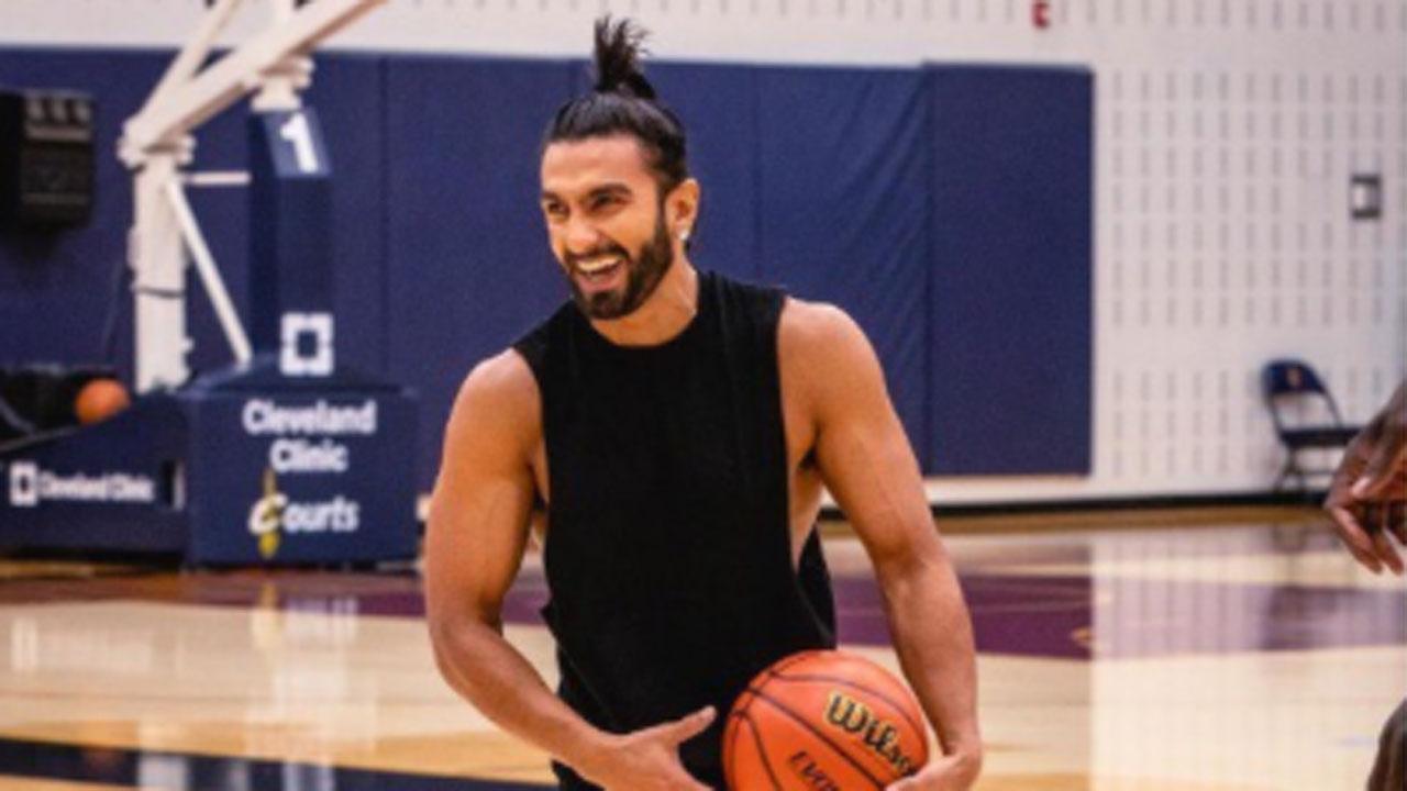 Ranveer Singh shares pictures from NBA All-Star Game in Cleveland, expresses gratitude for fans