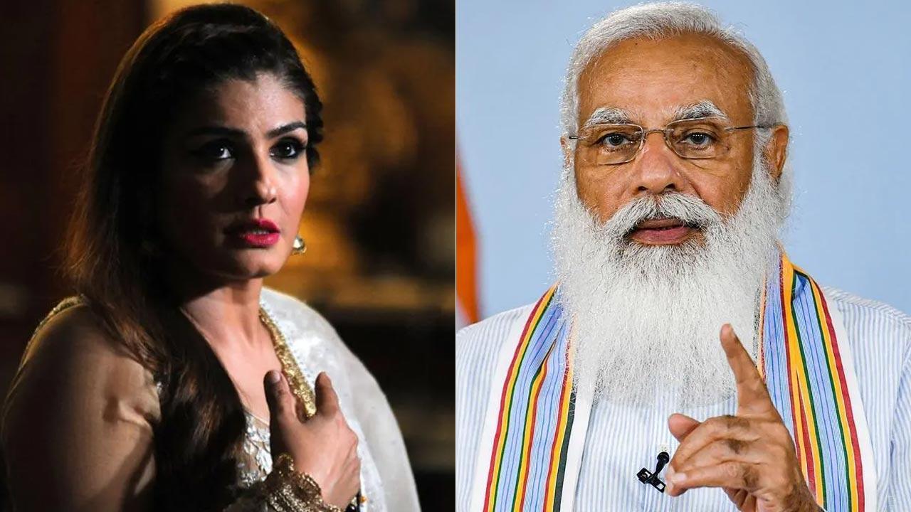 Raveena Tandon receives condolence message from PM Modi after her father's demise