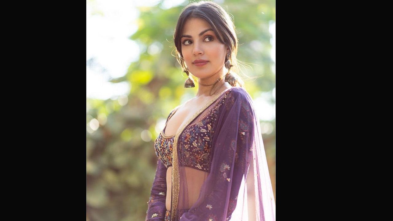 Rhea Chakraborty looks stunning as she channels her inner 'butterfly'