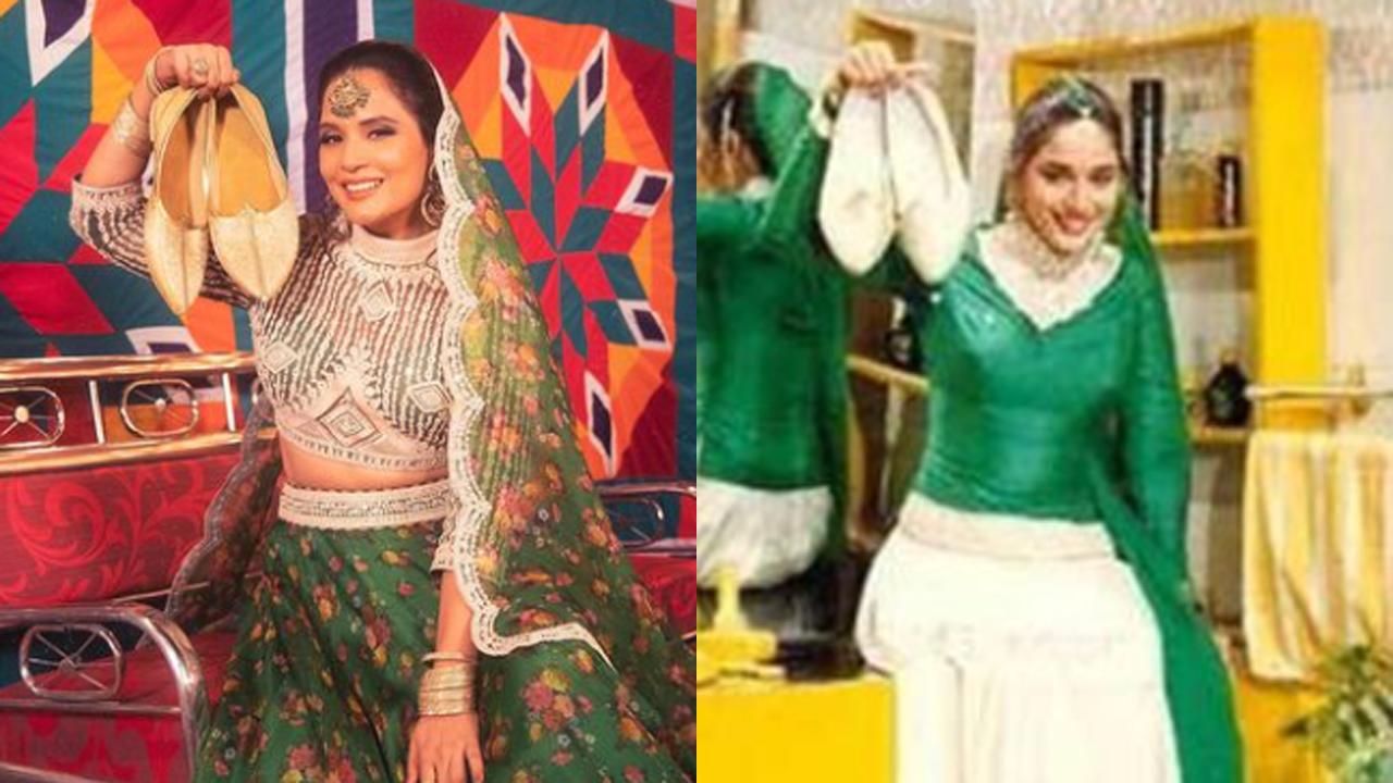 Richa Chadha recreates Madhuri Dixit's iconic look from 'Hum Aapke Hain Kaun'
Looks like Richa Chadha, known for her exceptional performances in content-driven films like 'Masaan', 'Gangs of Wasseypur' and 'Fukrey' is also an out and out Madhuri Dixit fan girl. The actor recently collaborated with a popular designer Karan Torani, with her looks themed and inspired by the dhak-dhak girl Madhuri Dixit and her iconic romantic blockbuster from the 90s, Hum Aapke Hain Kaun. Here's the full story