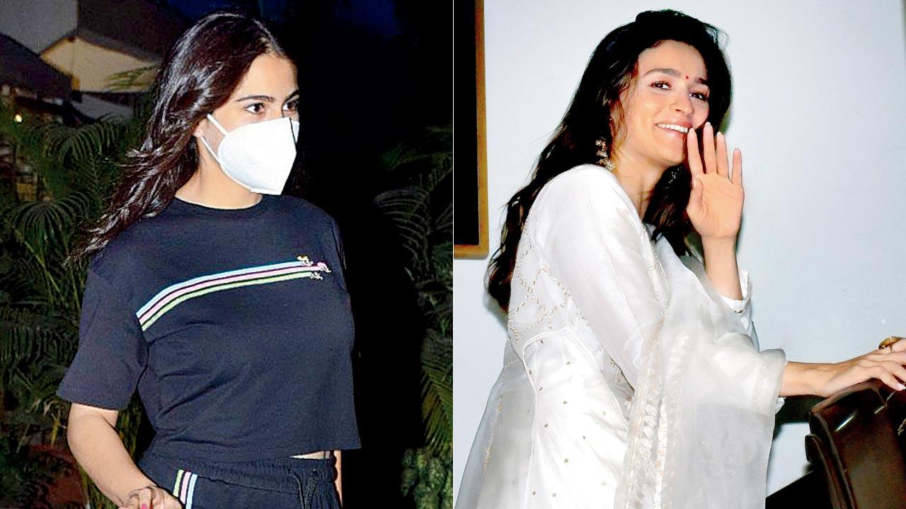 Sara Ali Khan and Alia Bhatt 