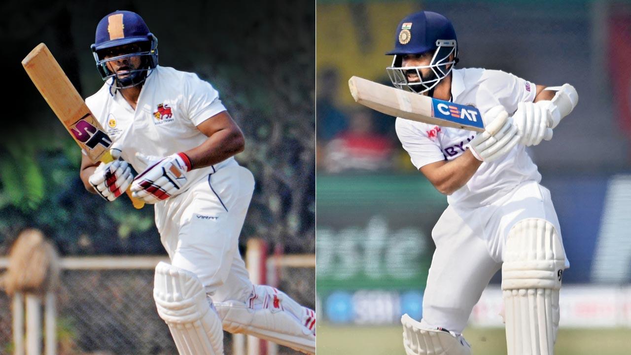 Sarfaraz Khan and Ajinkya Rahane