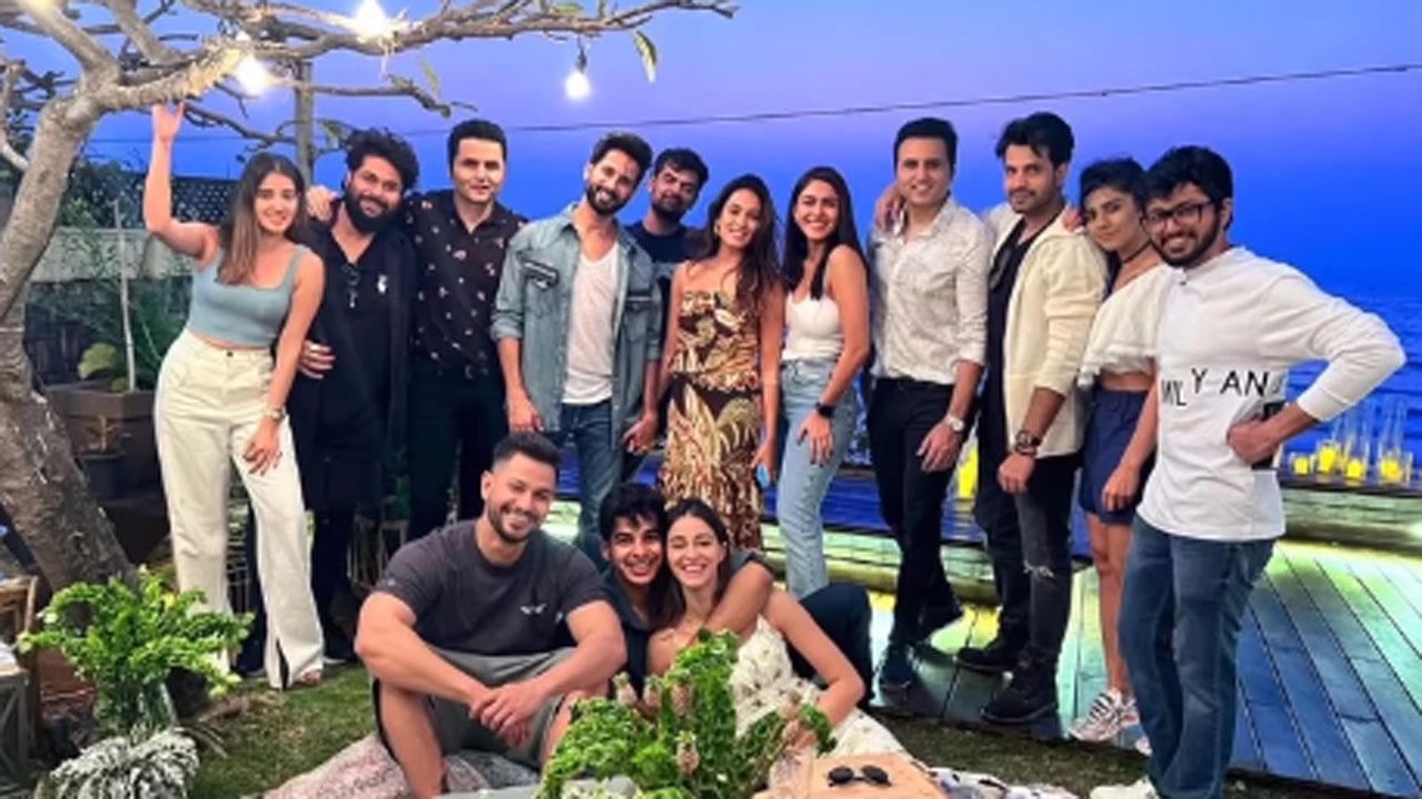 Loved up pictures of rumoured couple Ishaan, Ananya from Shahid Kapoor's birthday garner netizens' attention