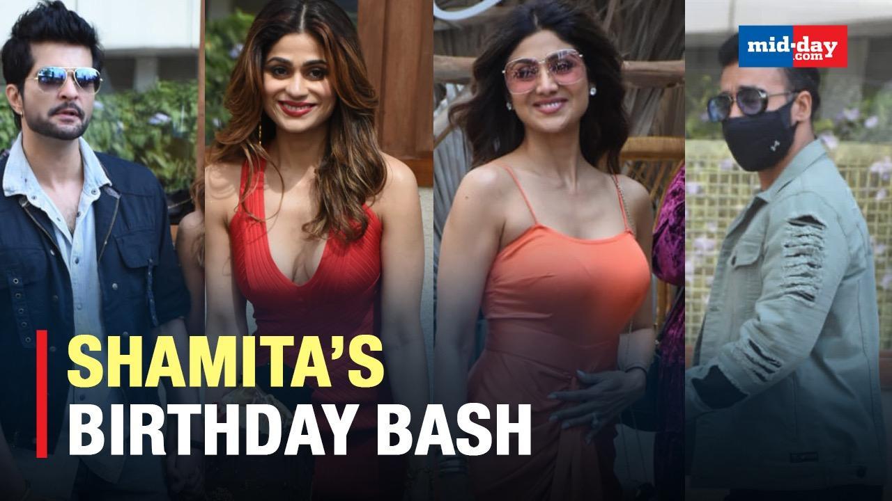 Shamita Celebrates Birthday With Shilpa Shetty, Raj Kundra and Mom Sunanda