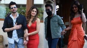Shamita celebrates her 43rd birthday with Raqesh and friends; Raj Kundra attends