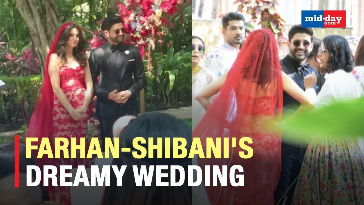 Inside Farhan AkhtarShibani Dandekar Dreamy Wedding