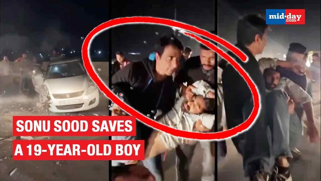 Sonu Sood Rescues A Young Boy Injured In A Severe Accident