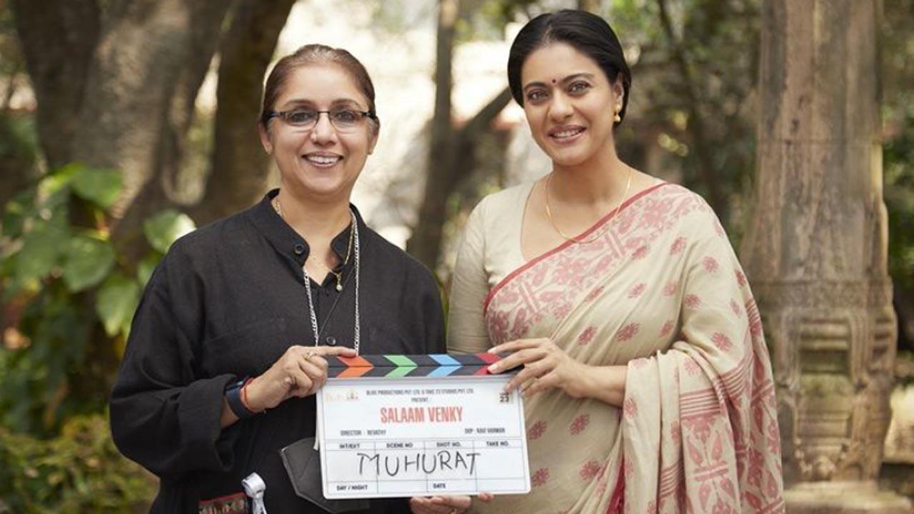 Kajol and Revathy begin shoot for 'Salaam Venky'