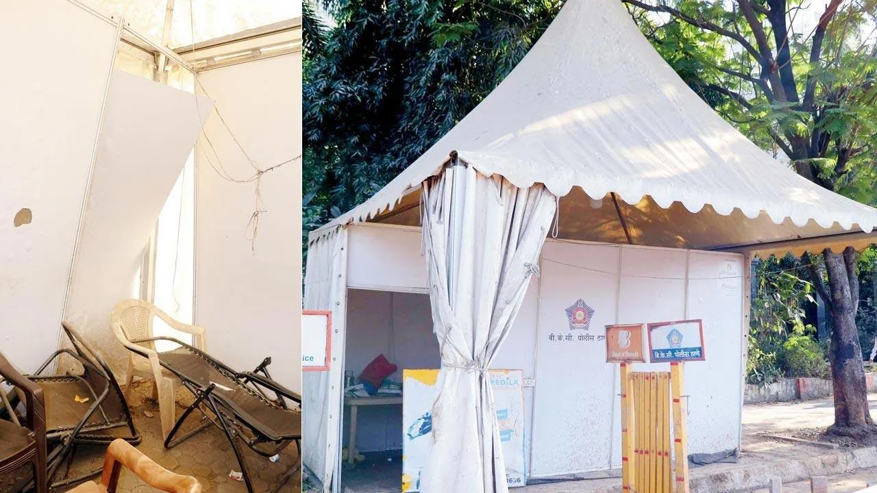 Tents given to cops should be maintained