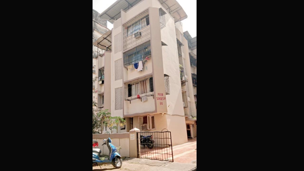 Prem Sandesh society in Andheri East where the family lived