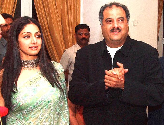 Boney Kapoor and Sridevi: Sridevi married Bollywood producer Boney Kapoor in 1996. Boney was earlier married to Mona Kapoor, who passed away in 2011 of cancer. Sadly, Sridevi too passed away in February 2018. Although Boney was married to Mona, he got attracted to Sridevi. The two met for the first time on the sets of 'Mr India', and Boney, who was producing the film, has admitted that it was love at first sight for him. Mona and Boney actually offered Sridevi a place to say in their own house.