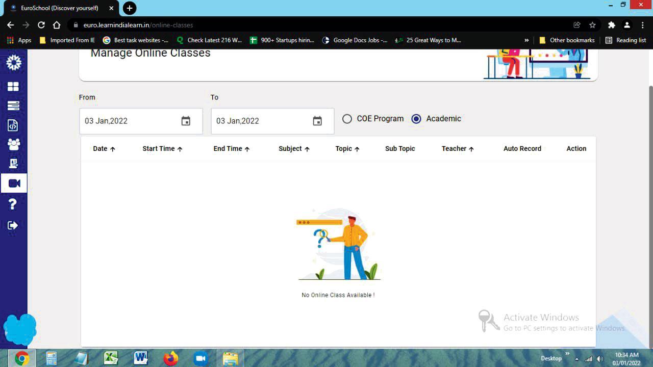 Airoli private school blocks online learning access