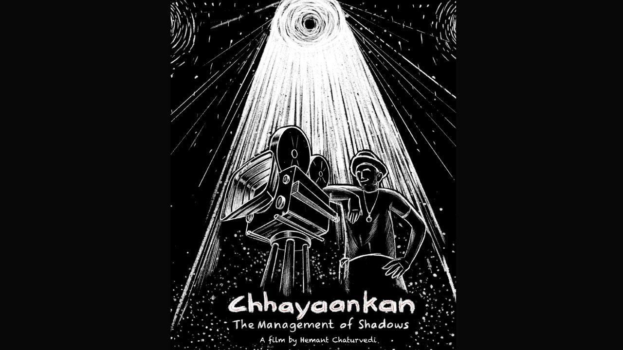 The poster of the documentary, Chhayaankan: The Management of Shadows