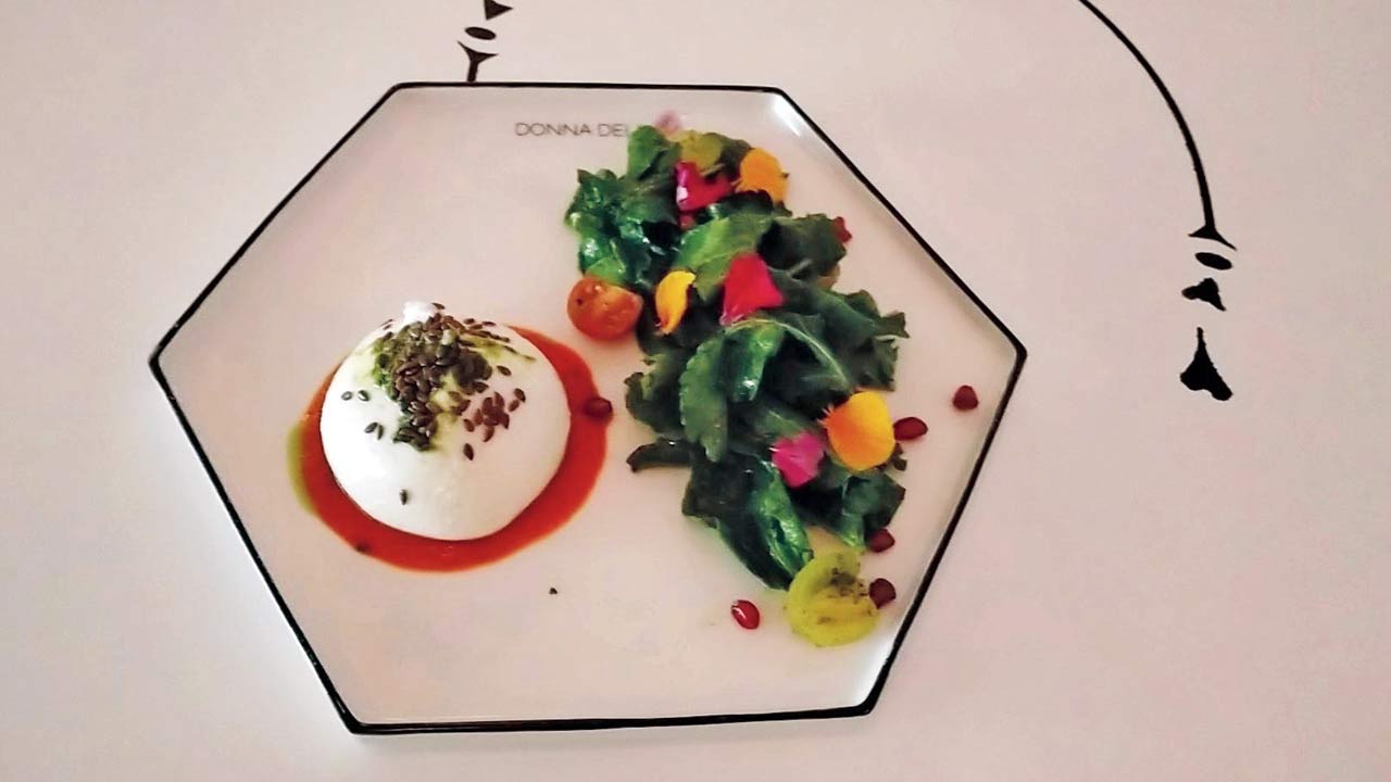 Burrata plate