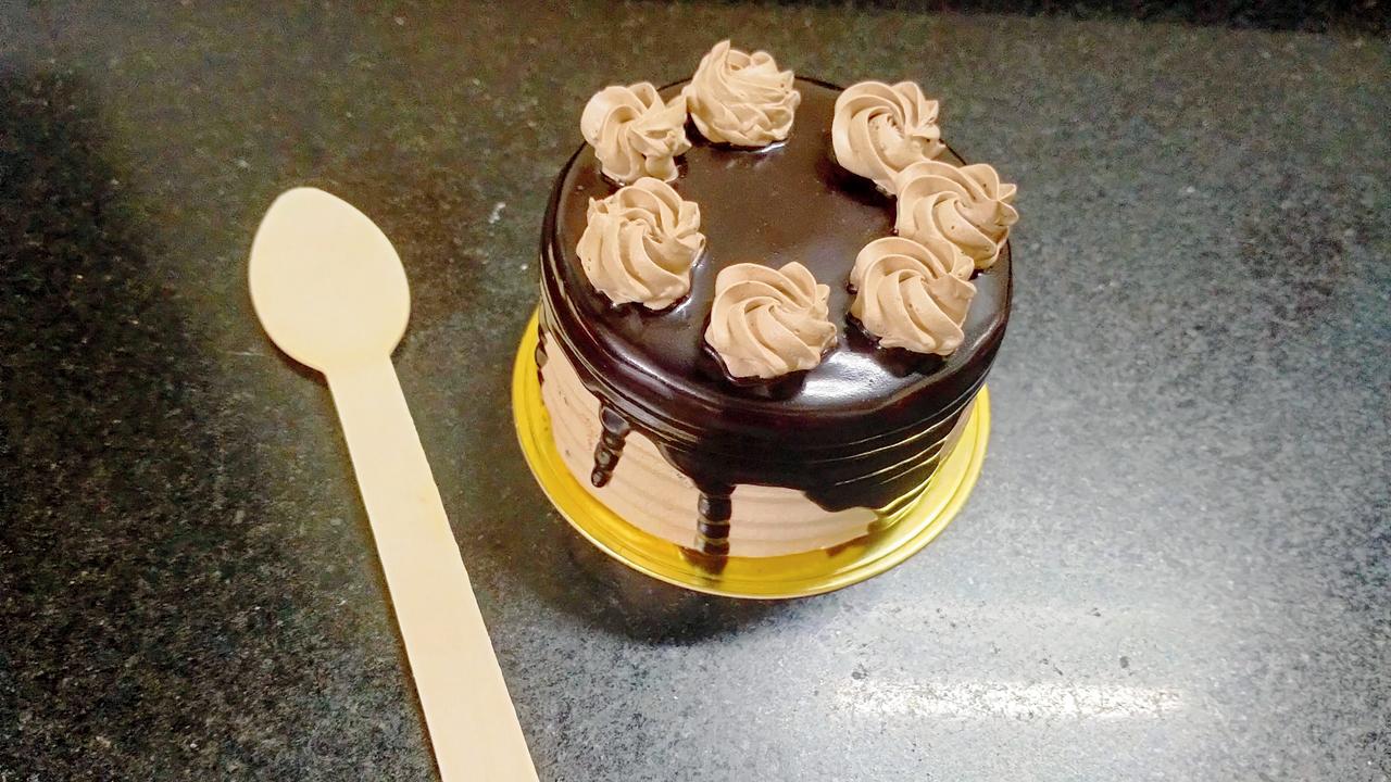 Chocolate fantasy one person cake