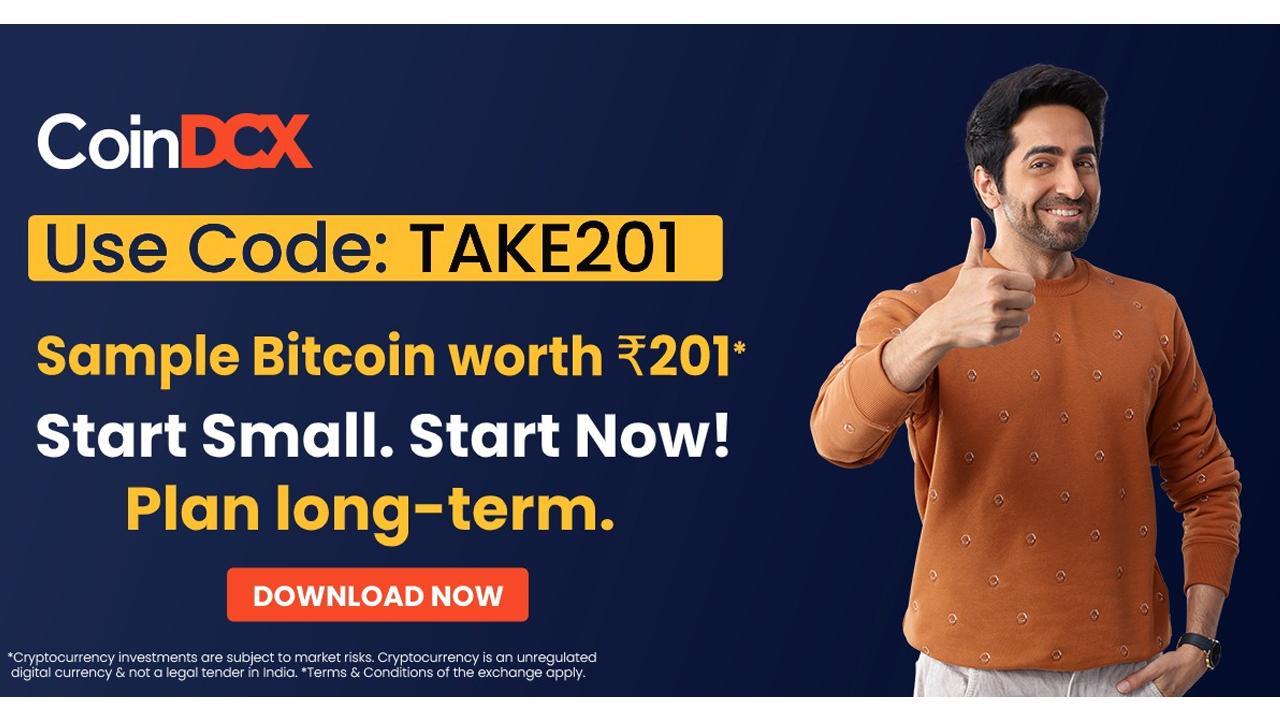 Coindcx Coupon Code Today, TAKE201 & Get Rs.201