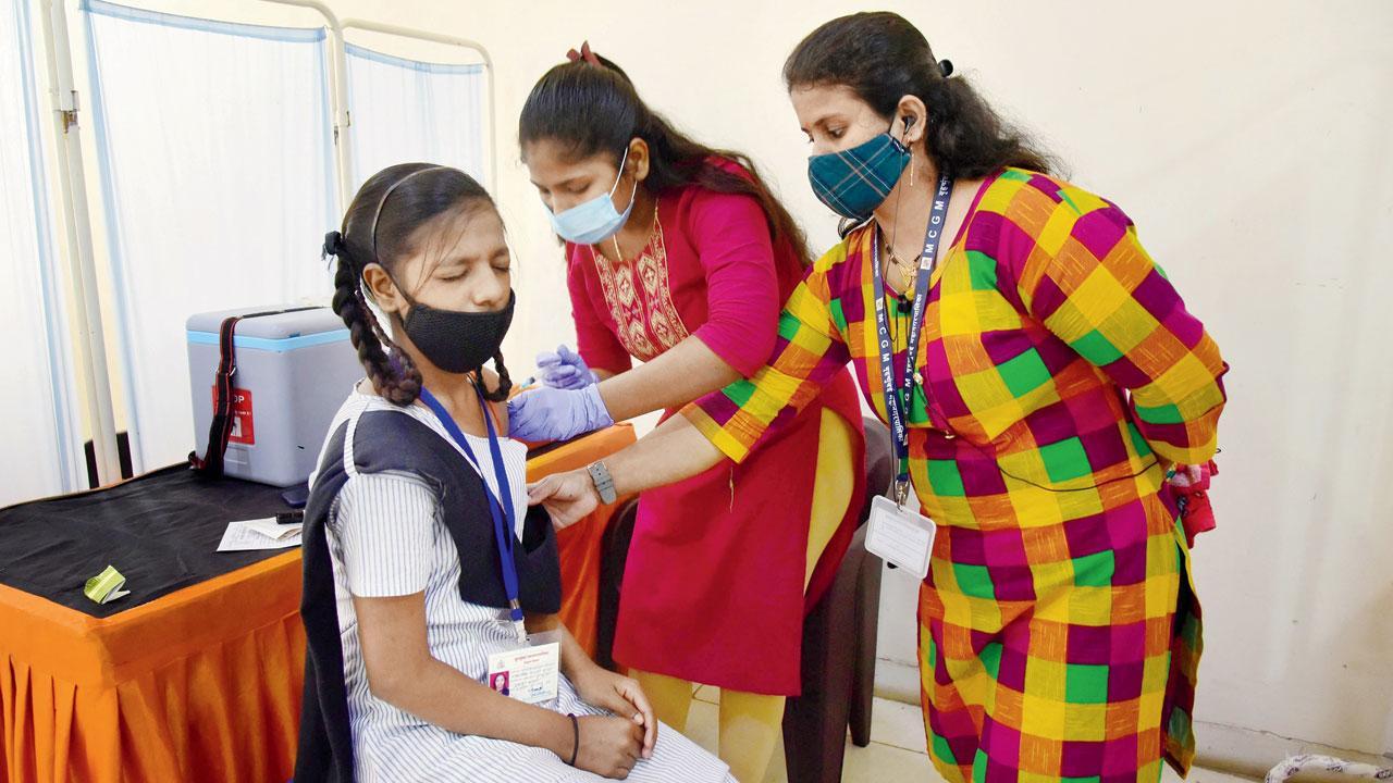 Covid-19: 6,115 teens vaccinated on Day 1 in Mumbai