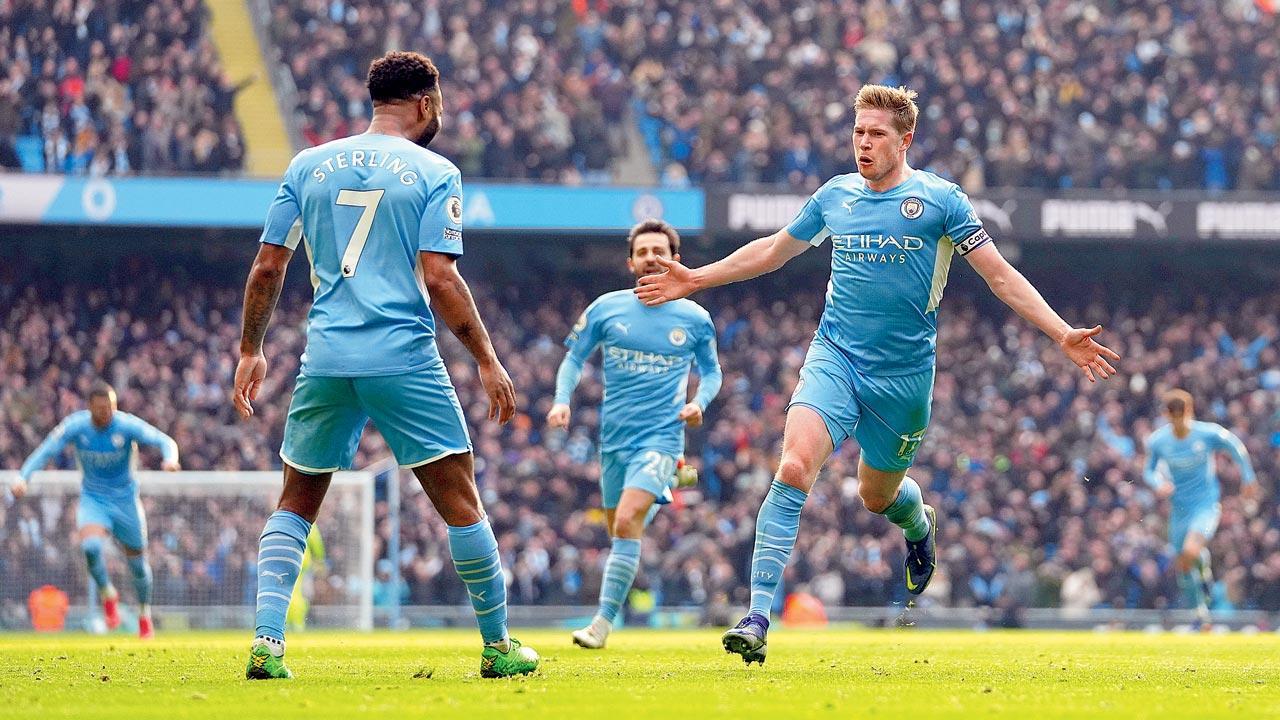De Bruyne strike stretches Manchester City’s EPL lead