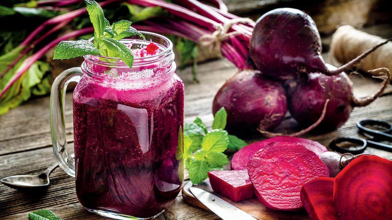 Beets are low in calories yet high in valuable vitamins and minerals. They also contain a good amount of manganese, which is involved in bone formation, nutrient metabolism, and brain function