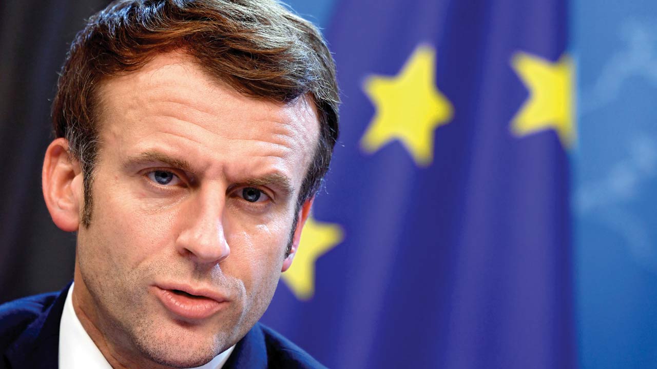 Emmanuel Macron. PIC/AP