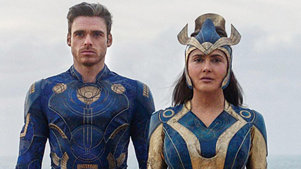A still from Eternals, a Marvel Studios film