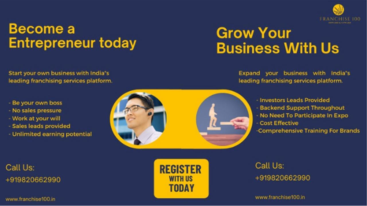 Franchise 100 Allows Entrepreneurs and Brands Grow via Value-added Business Partner Services