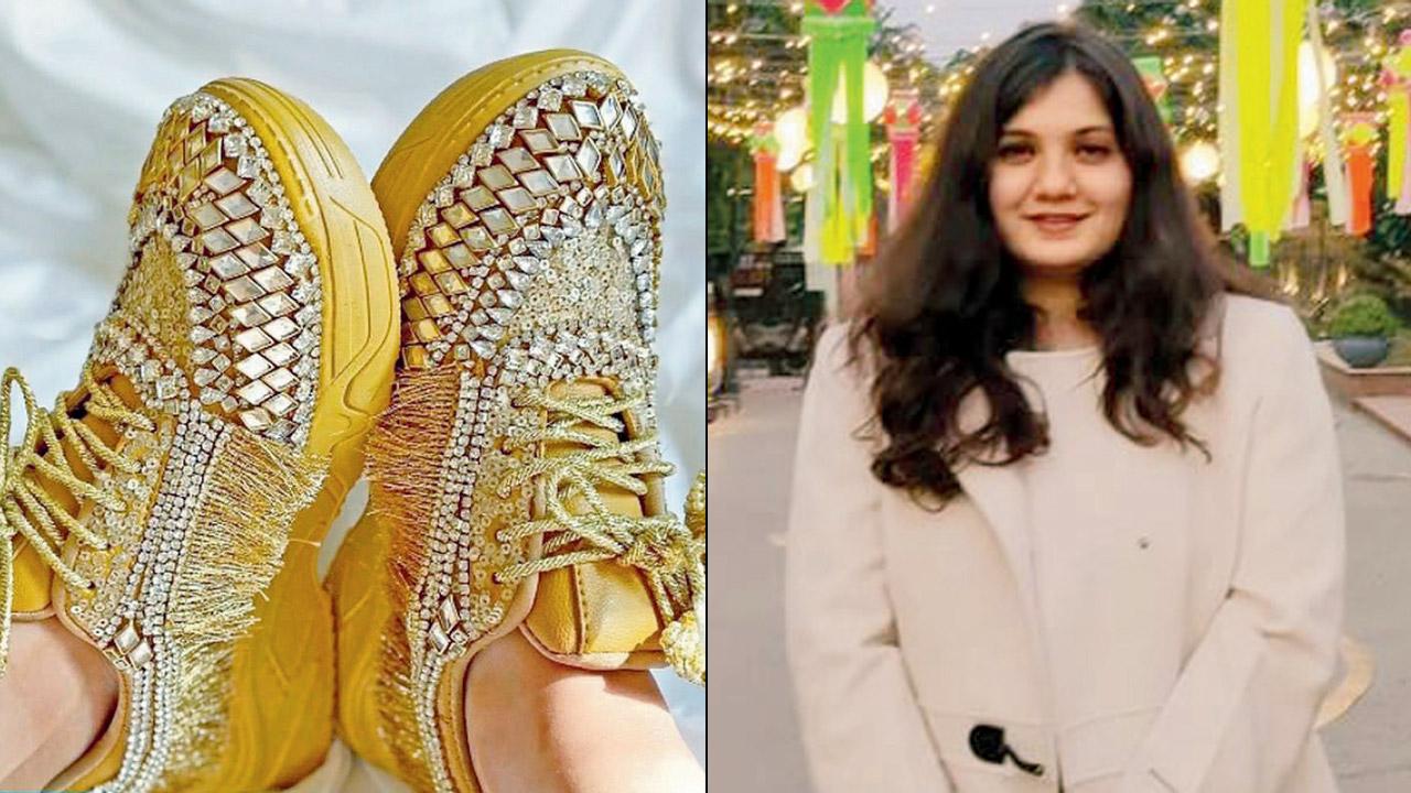 Wedding sneakers by @chaljooti