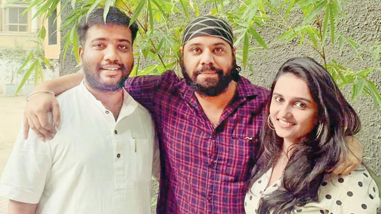 (From left) Gulmohar Quarterly founders Amarkant T, Jagjit Singh and Radhika Oza