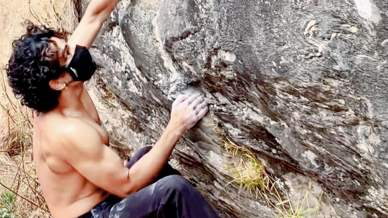 Ishaan Khatter proves he's Indian Spider-Man by showcasing his rock-climbing skills