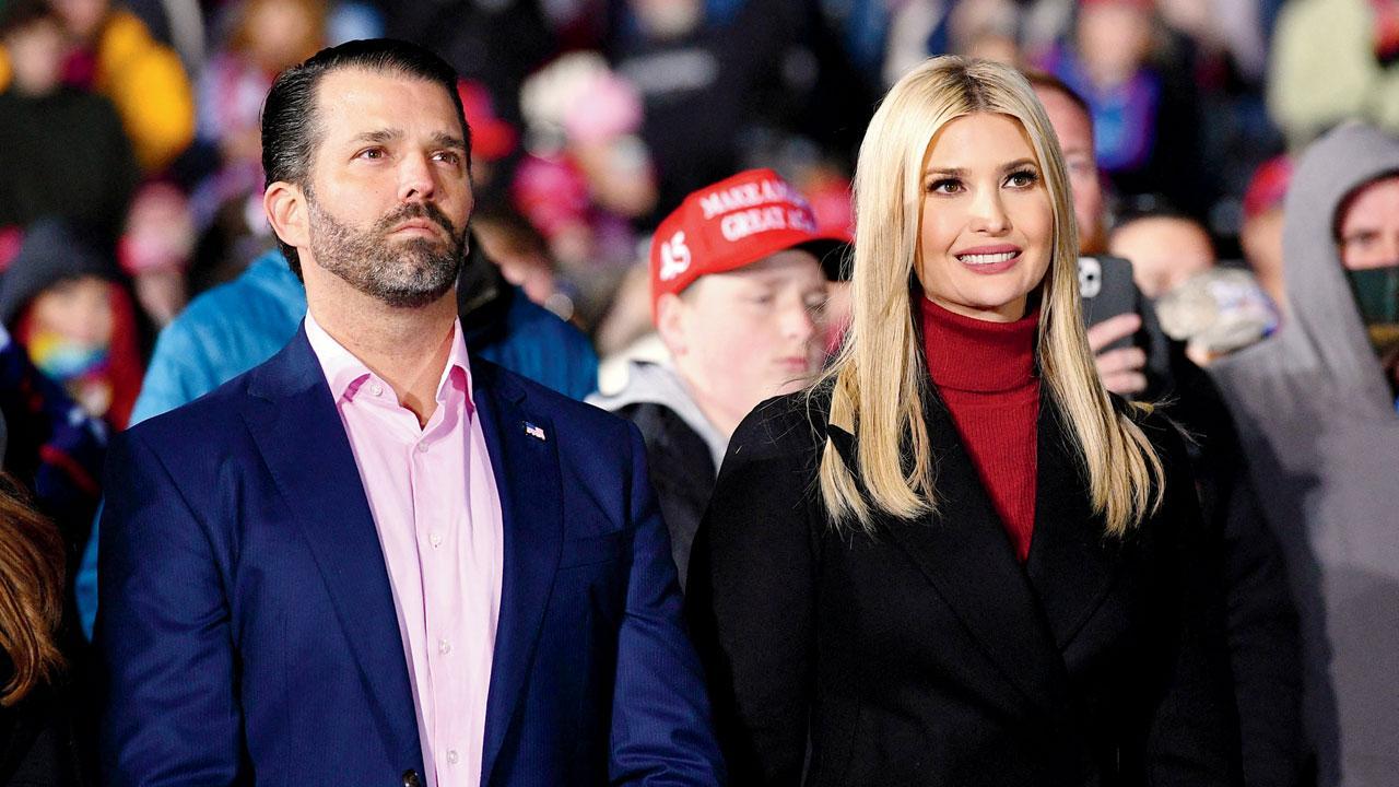 Ivanka Trump, Donald Trump Jr summoned for civil probe
