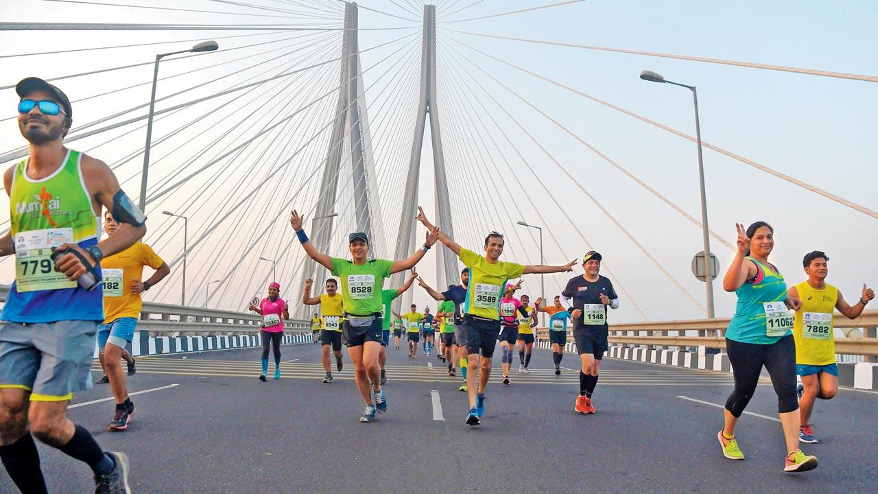 Previous editions of the Tata Mumbai Marathon