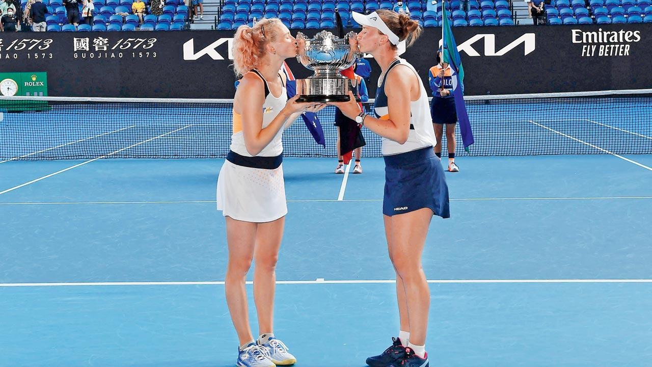 Australian Open: Krejcikova-Siniakova pair clinch women’s doubles crown