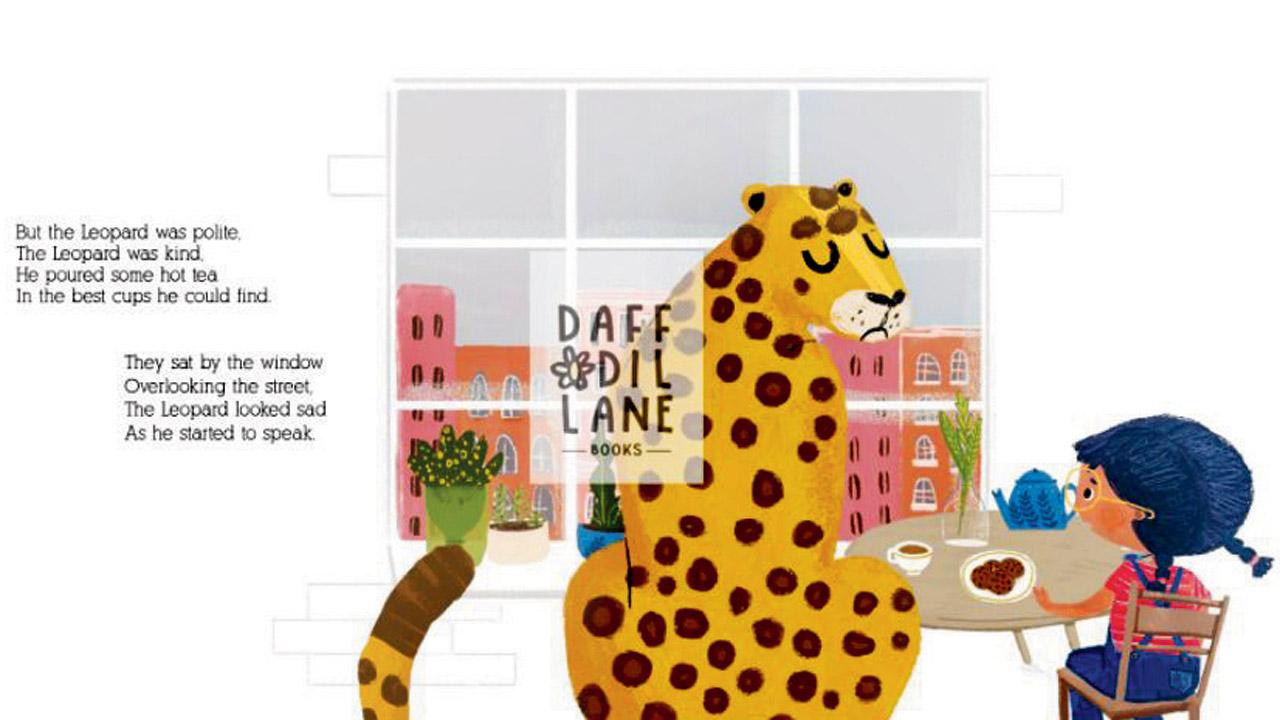 Artworks by Urvashi Dubey from the book, There’s a Leopard in my House