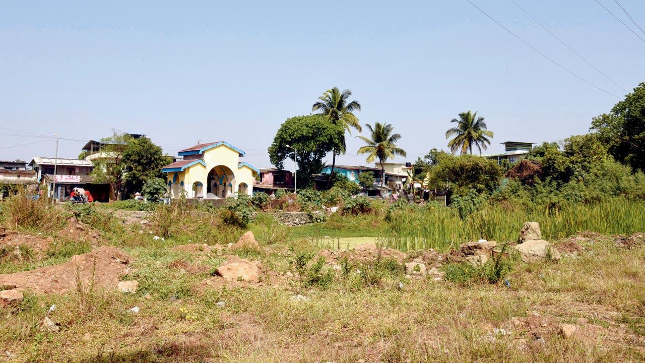 The land in the three villages of Rai gaon, Morve and Murdha, which falls under the jurisdiction of Mira-Bhayander Municipal Corporation, has been identified for the project. Pic/Nimesh Dave