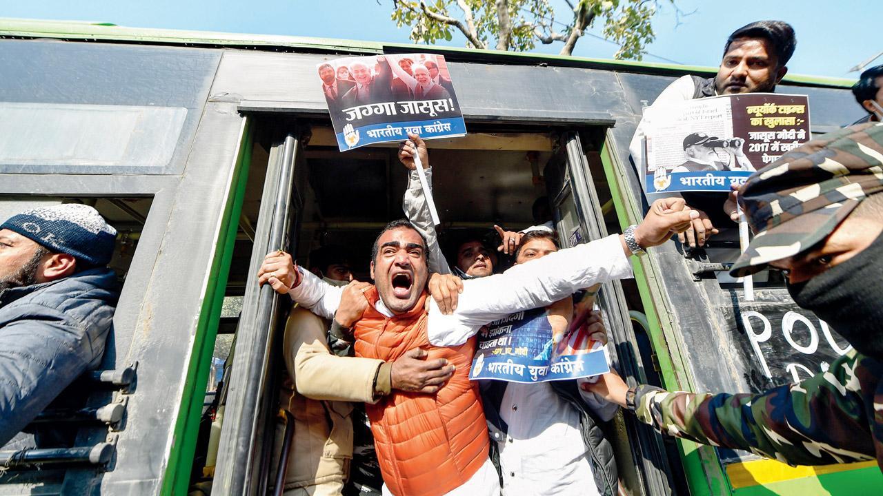 Modi govt hijacked democracy, deceived Parliament, duped SC: Cong on Pegasus row
