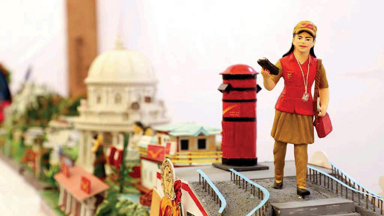 A model of India Post’s R-Day tableau