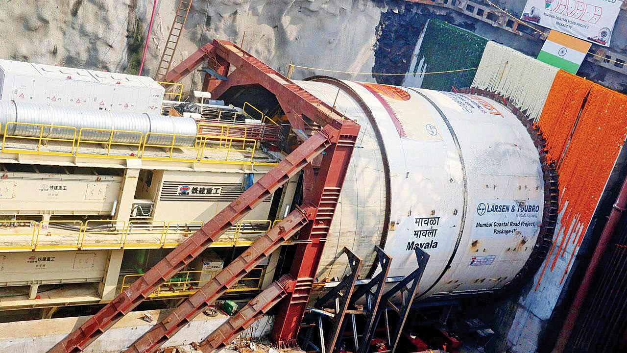 Civic officials said the tunnel boring machine got stuck due to geological formation. Representation pic