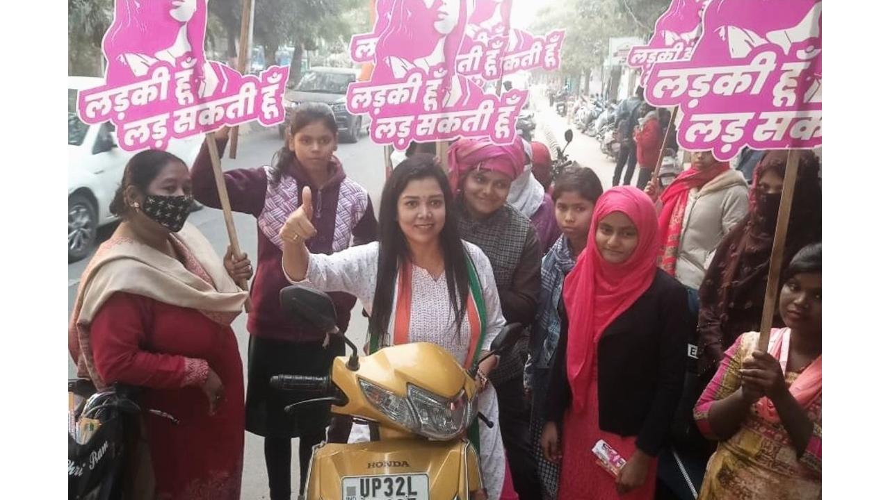 Who Is the Poster Girl Dr. Priyanka Maurya on Women's Manifesto Released By Priyanka Gandhi Vadra 